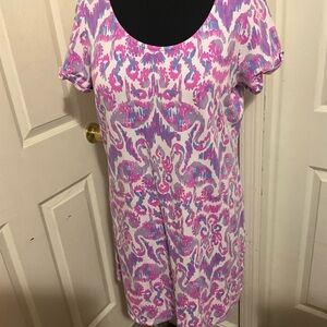Lilly Pulitzer Tammy Dress Pink and Purple Patterned Dress